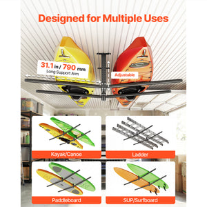 Kayak Storage Rack for 2 Kayaks