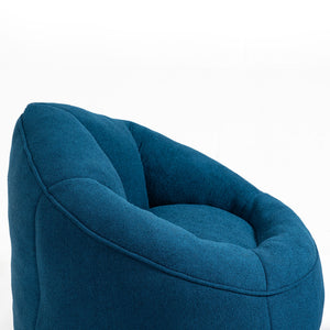 Bedding Bean Bag Sofa Chair High Pressure Foam With Footrest