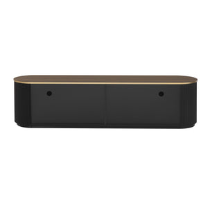Modern Minimalist TV Stand For TVs Up To 80" With 3 Drawers And 1 Shelf