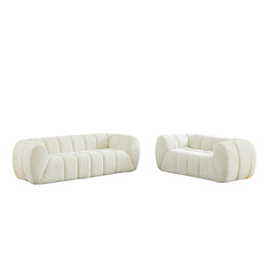 Modern Sofa With Piano Key Backrest
