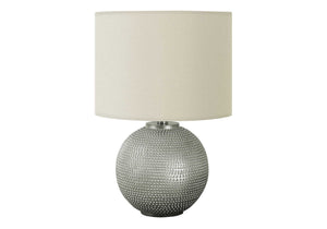 Lighting, Table Lamp, Modern - Gray / Cream - Best Buy Furniture