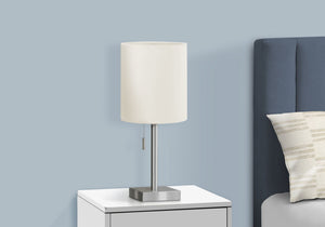 Lighting, Table Lamp, USB Port Included, Nickel, Contemporary (Set of 2) - Best Buy Furniture