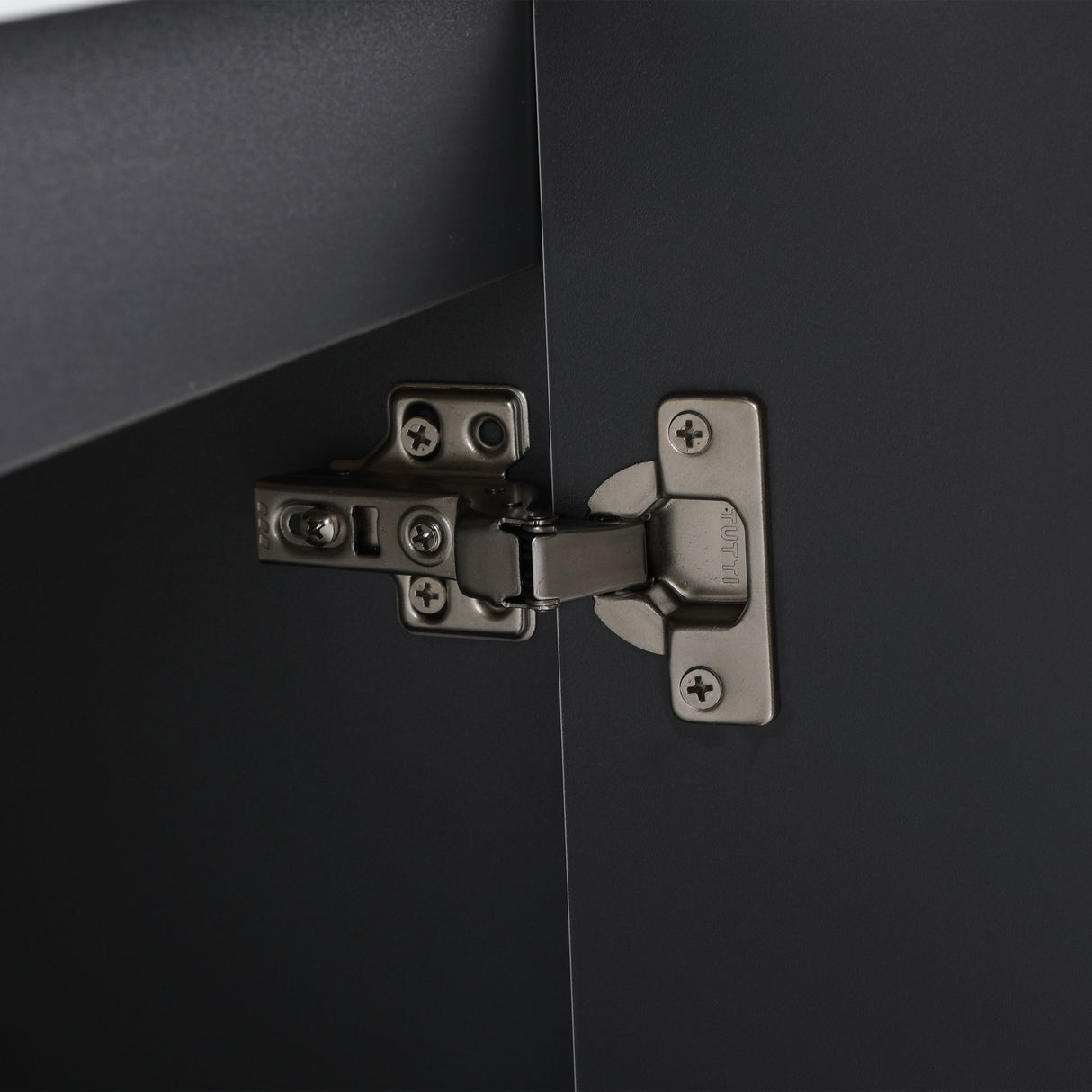 Contemporary Wall Mounted Bathroom Vanity With Resin Double Sink