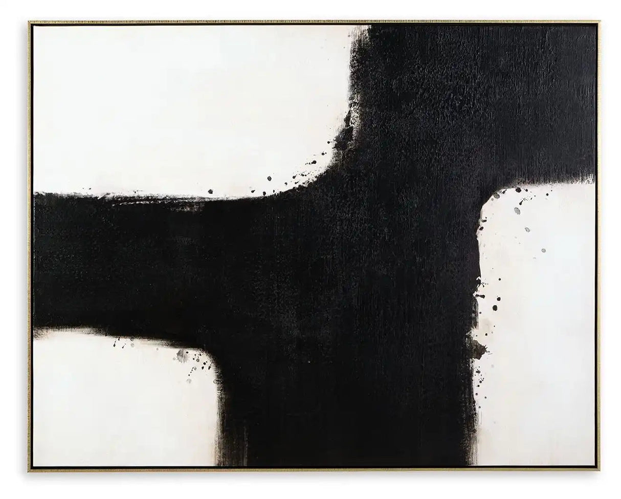 Reighlea - Wall Art - Black / White - Best Buy Furniture