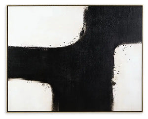 Reighlea - Wall Art - Black / White - Best Buy Furniture