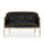 French Country Chesterfield Style Tufted Loveseat - Best Buy Furniture