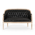 French Country Chesterfield Style Tufted Loveseat - Best Buy Furniture
