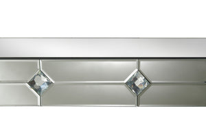 Hessa Mirrored & Faux Rhinestone Console Table