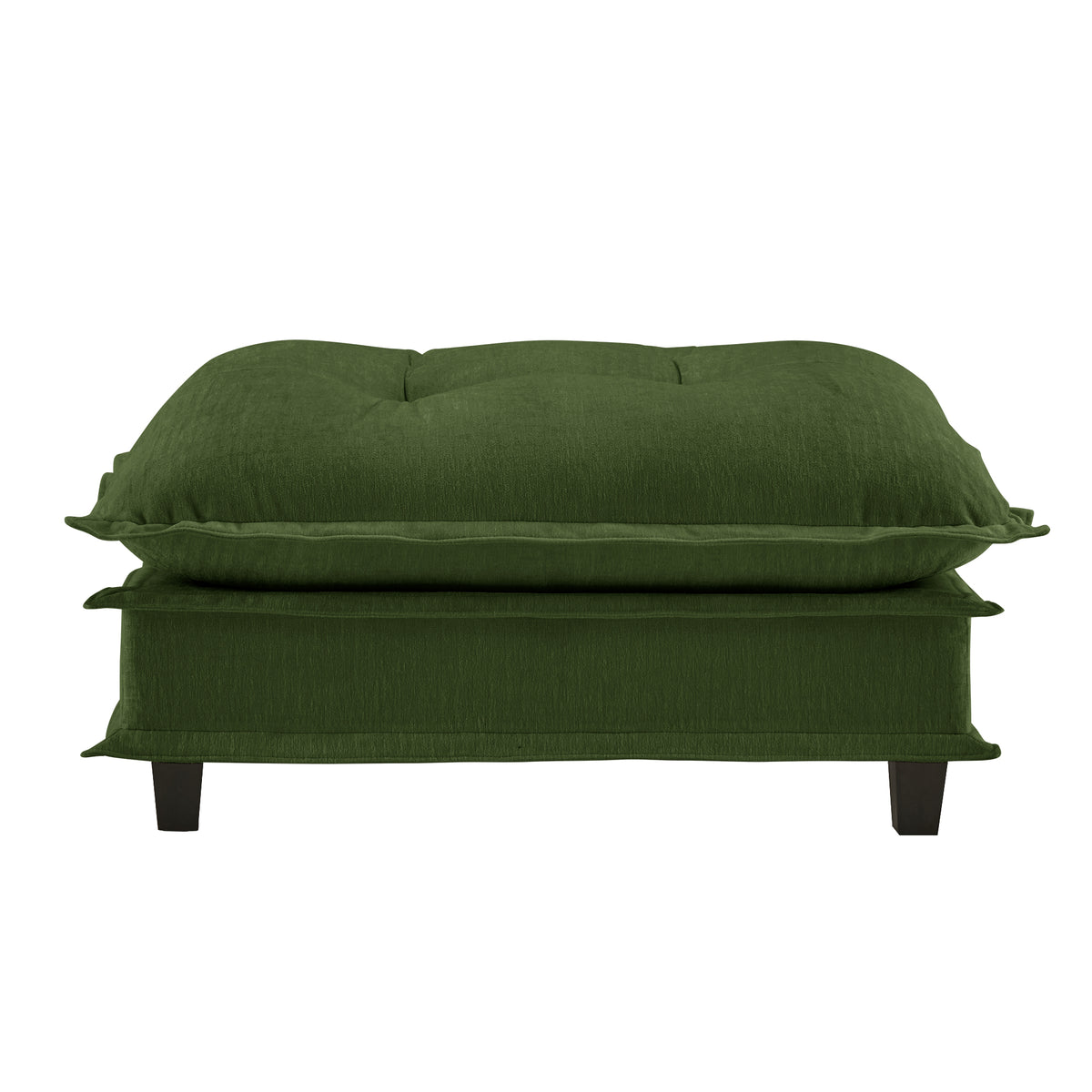 73 Chenille Ottoman