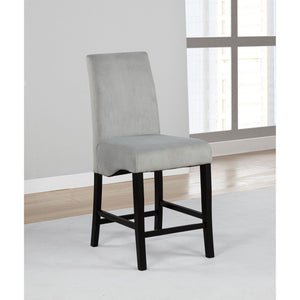 Upholstered Counter Stools (Set of 2) - Gray