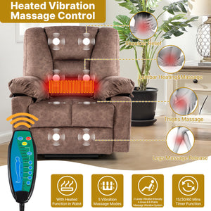 Power Lift Recliner Chair Sofa With Massage