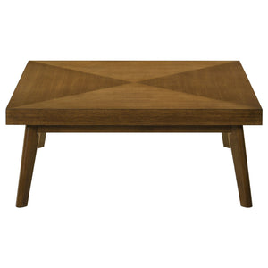 Aidan - 2 Piece Square Coffee And End Table Set - Walnut