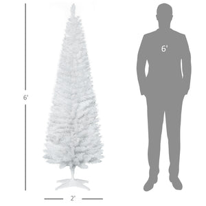 Slim Christmas Tree with Realistic Branches