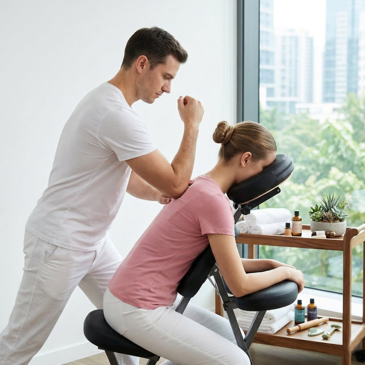 Portable Massage Chair for Tattoo and Spa