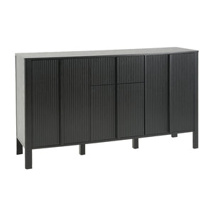 Black Sideboard, 59.06'' Storage Credenza