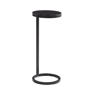 Yancey - Round Accent Table - Antique Bronze