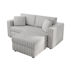 75.6" Soft Modular 2-Person Sofa with Hydraulic Lift