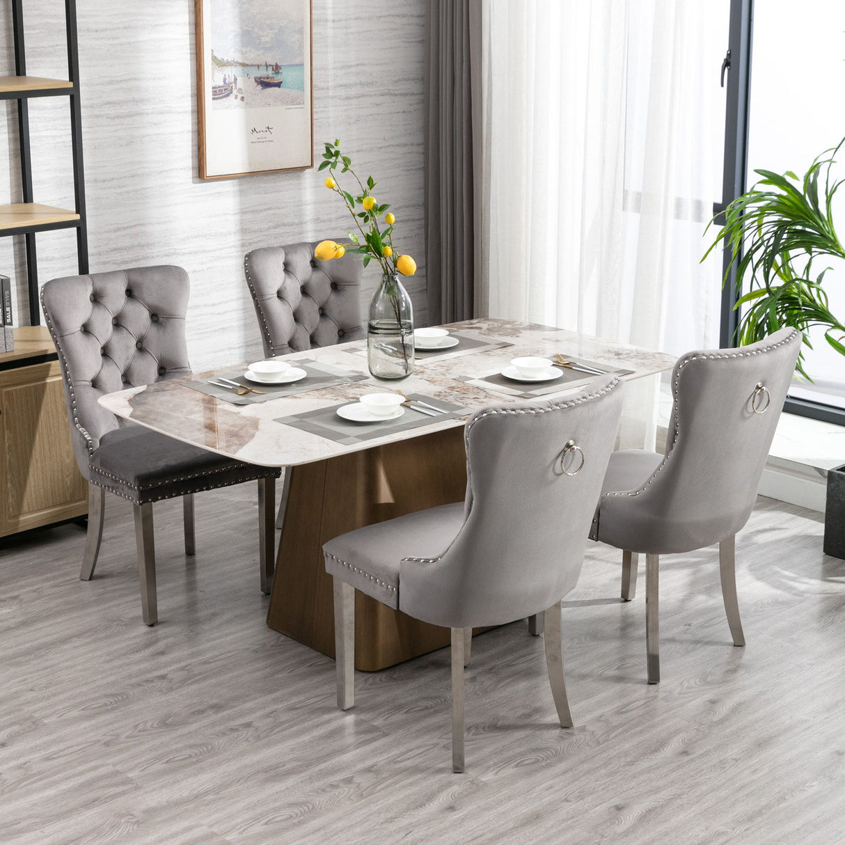 Nikki - Contemporary Upholstered Dining Chair (Set of 2)