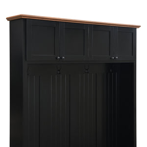 Entryway Hall Tree With Bench And Storage