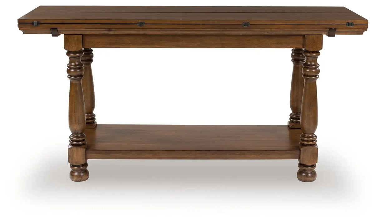 Sturlayne - Flip Top Sofa Table - Brown - Best Buy Furniture