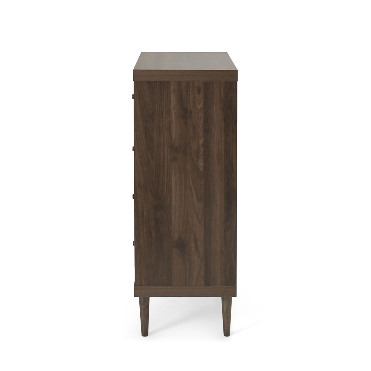 Farhart - Mid Century Modern 4 Drawer Dresser - Walnut