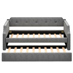 Upholstered Daybed With Trundle