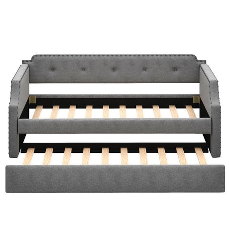 Upholstered Daybed With Trundle