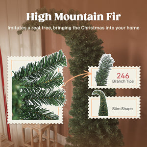 HOMCOM 5 ft Prelit Whimsical Christmas Tree