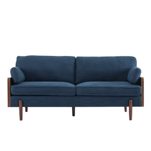 Mid-Century Modern Sofa - Navy