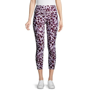 Calvin Klein Women s Leopard Print High Waist Leggings Red Size Large