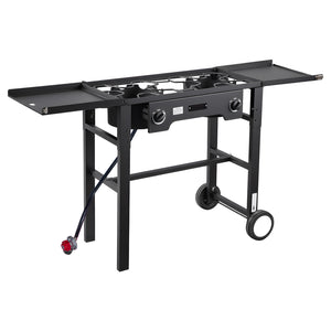 2 Burner Outdoor Propane Gas Stove