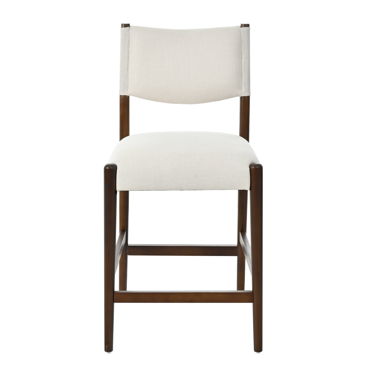 26.4" Solid Wood Counter Height Barstools, Modern Bar Stools Set of 2