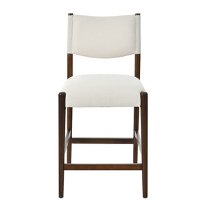 26.4" Solid Wood Counter Height Barstools, Modern Bar Stools Set of 2