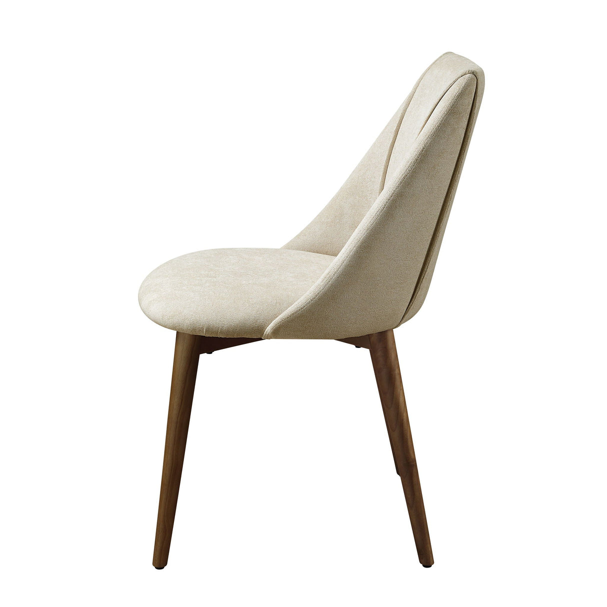 Willene - Polished Microfiber Side Chair (Set of 2) - Beige - Best Buy Furniture