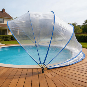 16.4ft Ground-Mounted Retractable Pool Cover