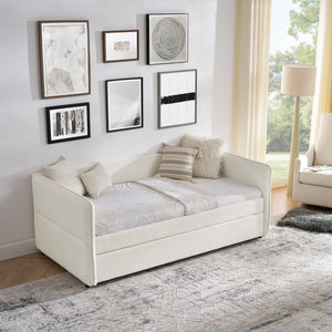 Upholstered Daybed With Pop Up Trundle