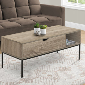 Table, Rectangular, Cocktail, Functional Lift-Top, Contemporary & Modern