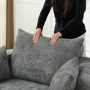 Single Sofa, Sleeper Chair For Living Room - Gray