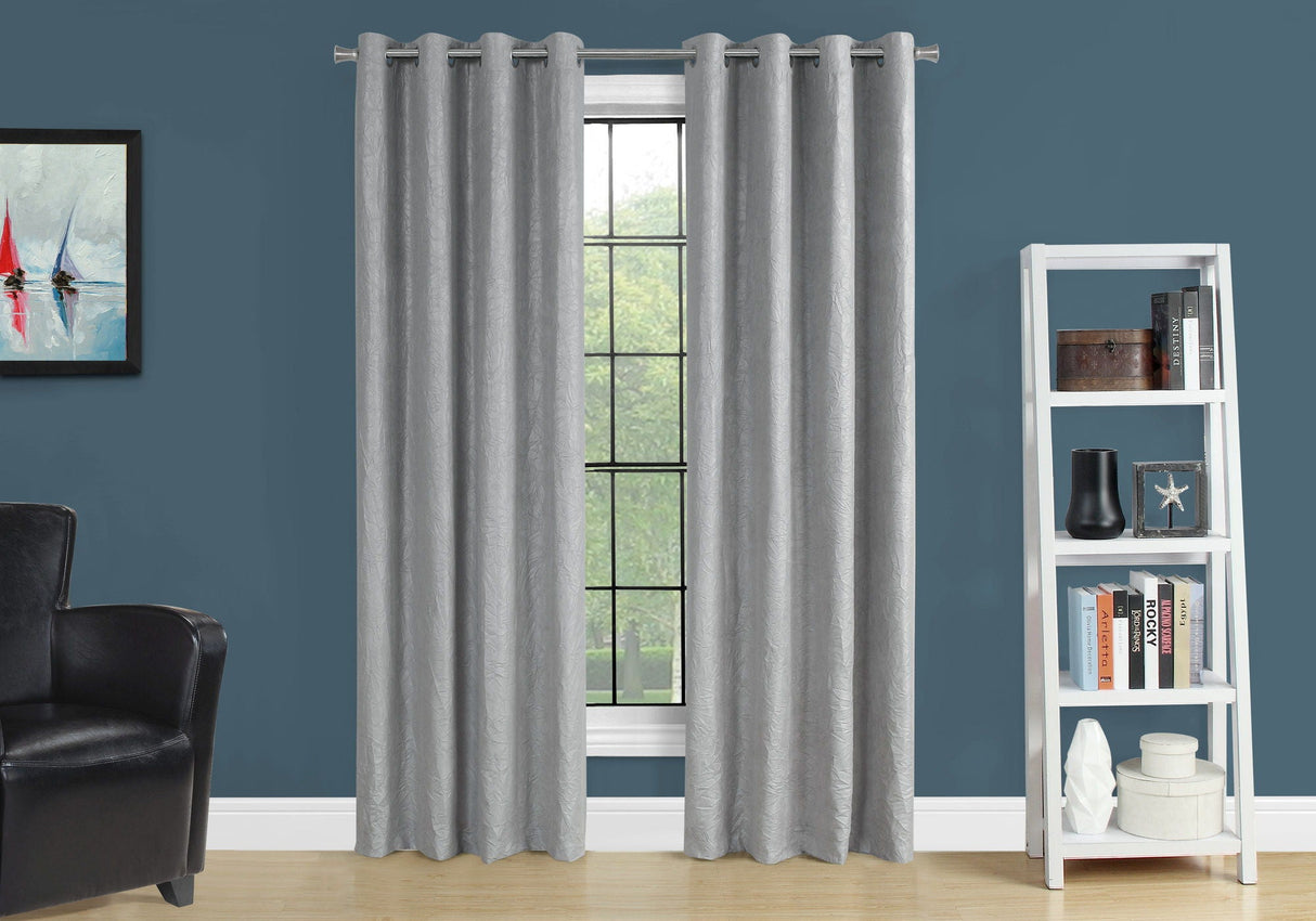 2 Pieces Set, Curtain Panel, Room Darkening, Grommet - Best Buy Furniture