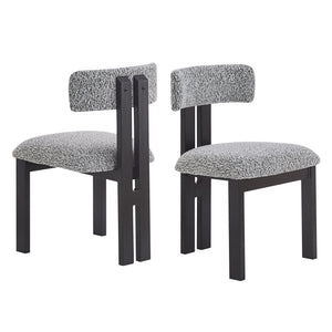 Modern Upholstered Armless Dining Chairs With Metal Legs - Best Buy Furniture