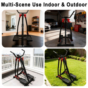 Air Walking Elliptical Machine - Foldable Cardio Cross Trainer