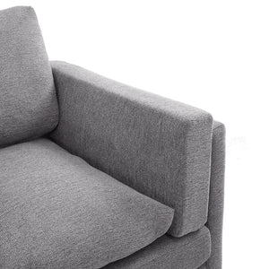 3 Seater Sofa With Dual Layer Seat Cushions