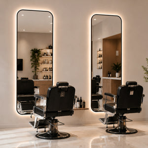 65" x 24" Oversized Backlit Rectangular LED Full Length Mirror