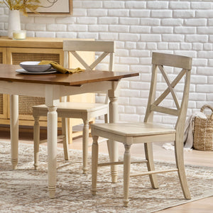 Dining Chair With X Shaped Back (Set of 2) - Best Buy Furniture