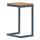 C Shaped End Table With Iron Base And Fir Wood To - Best Buy Furniture