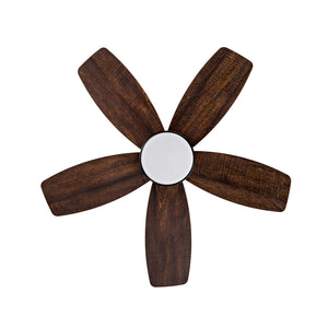 Ceiling Fans with Lights and Remote, 32 Inch Low Profile Ceiling Fan with Light, Flush Mount, Reversible, 3CCT, Dimmable
