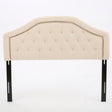Queen & Full Size Headboard With Diamond Tufting And Nailhead Trim - Beige - Best Buy Furniture