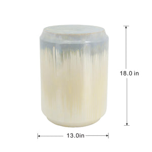 Florence Reactive Glaze Ceramic Garden Stool
