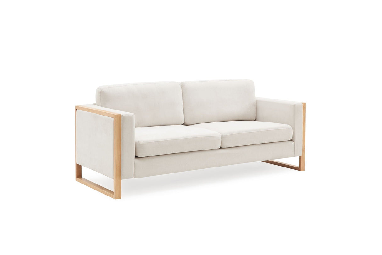 Modern Sofa With Solid Wood Legs, 3 Seater - Best Buy Furniture