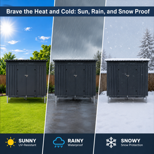 Outdoor Galvanized Metal Chicken Coop